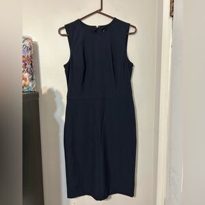 Ann Taylor Navy Midi Dress